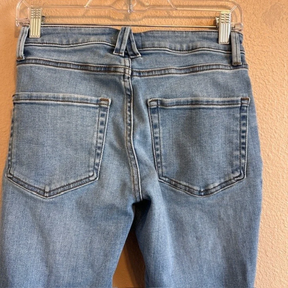 LC Lauren Conrad Women's Mid Rise Skinny Ankle Stretch Jeans 0‎